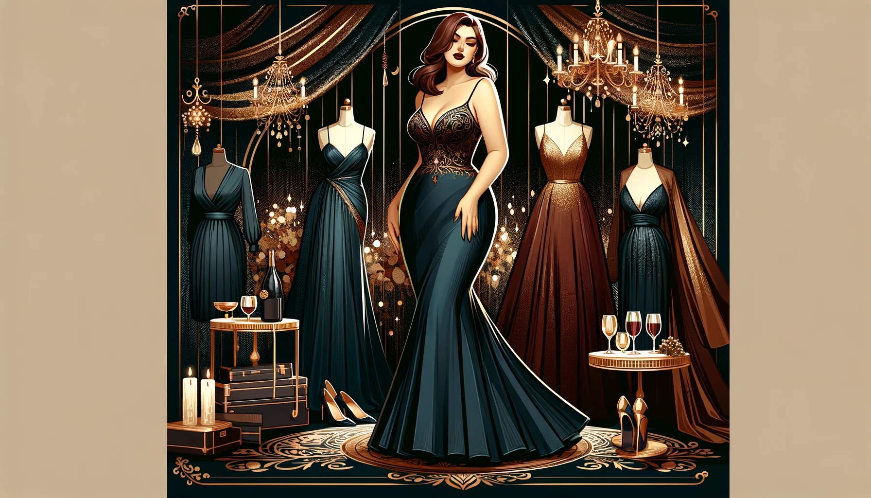 Elegant Evening Wear for Plus-Size Women: Dressing for Her Special Occasions