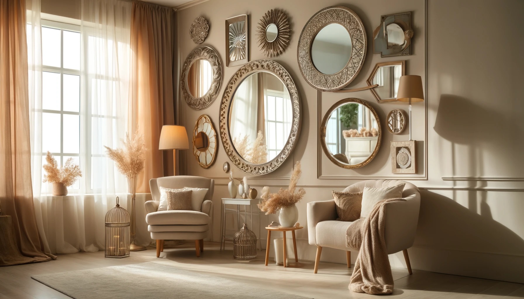 Mirror, Mirror: Decorative Mirrors to Expand Her Space