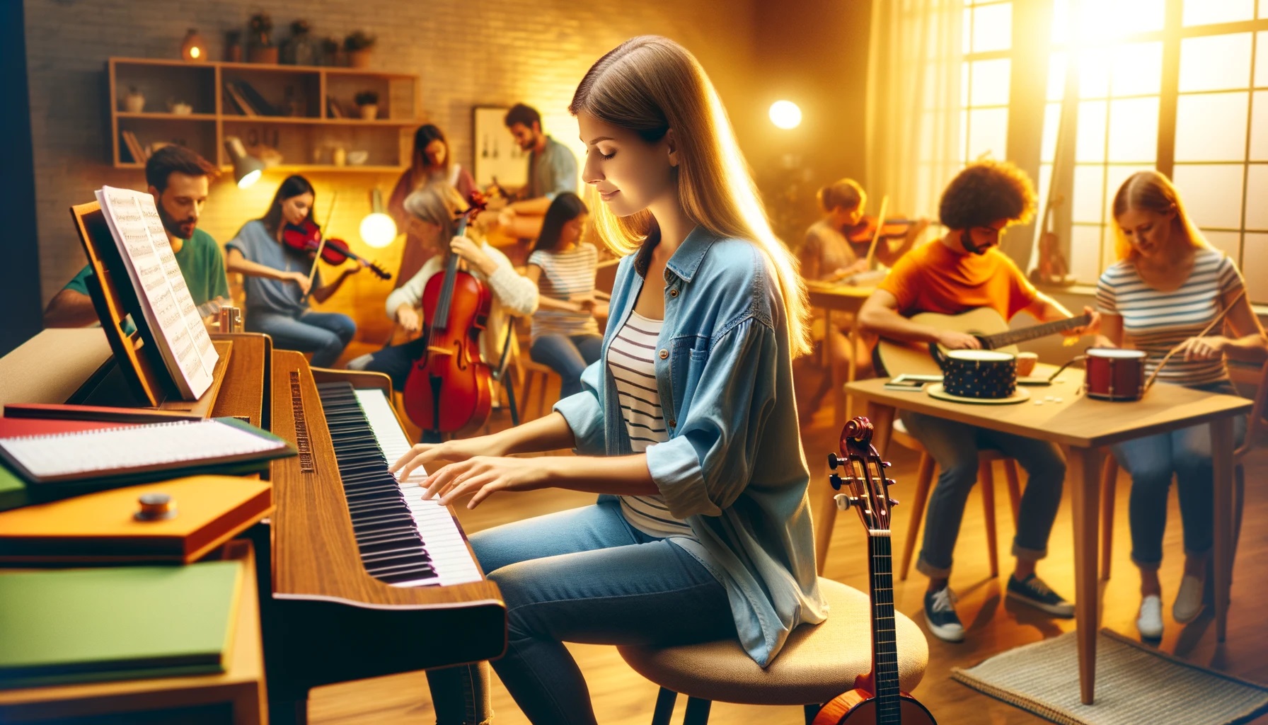 Music and More: Learning Instruments Online