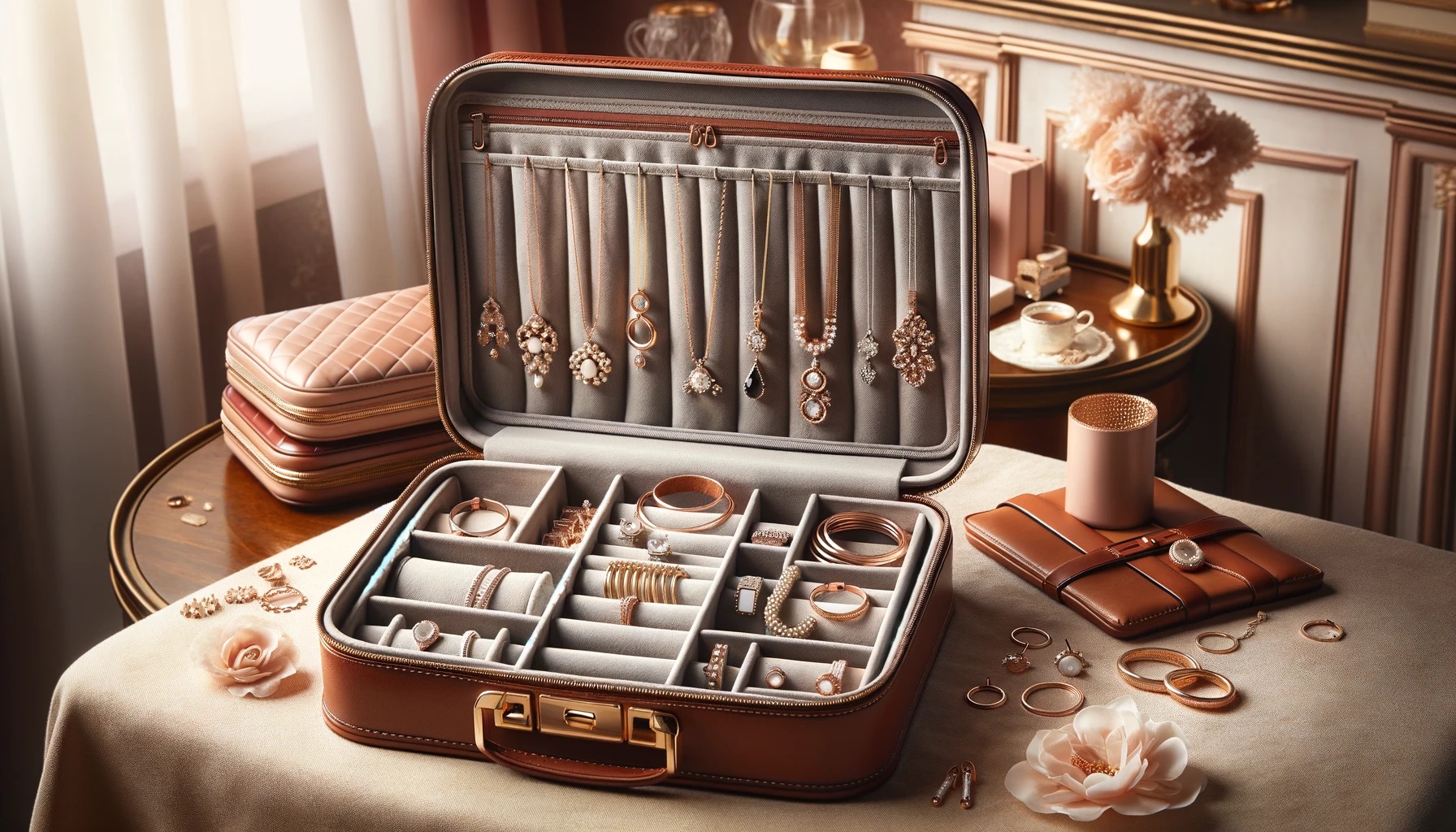 Travel Jewelry Cases: Keeping Her Treasures Tangled-Free