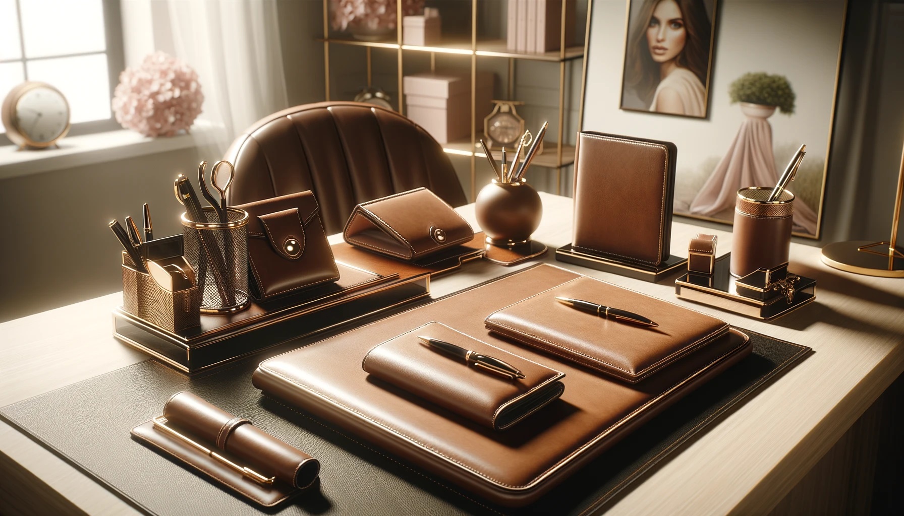 The Ultimate Guide to Choosing Leather Desk Accessories for Her: Elevate Her Workspace with Style and Function