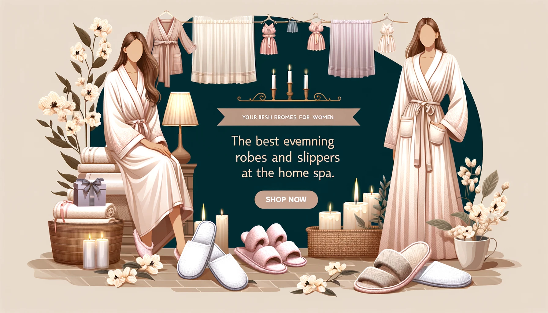 Spa Day at Home: Picking the Best Spa Robes and Slippers for Her