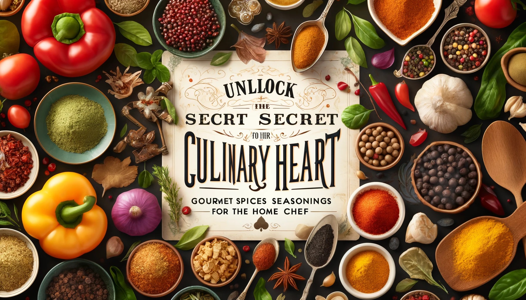 Unlock the Secret to Her Culinary Heart: Gourmet Spices and Seasonings for the Home Chef