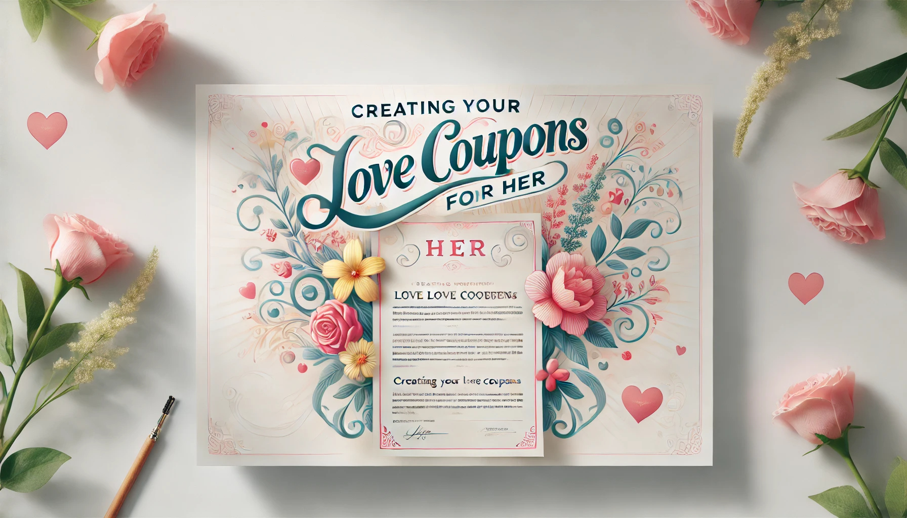 Love Coupons  Creating Custom Vouchers for Romantic Gestures