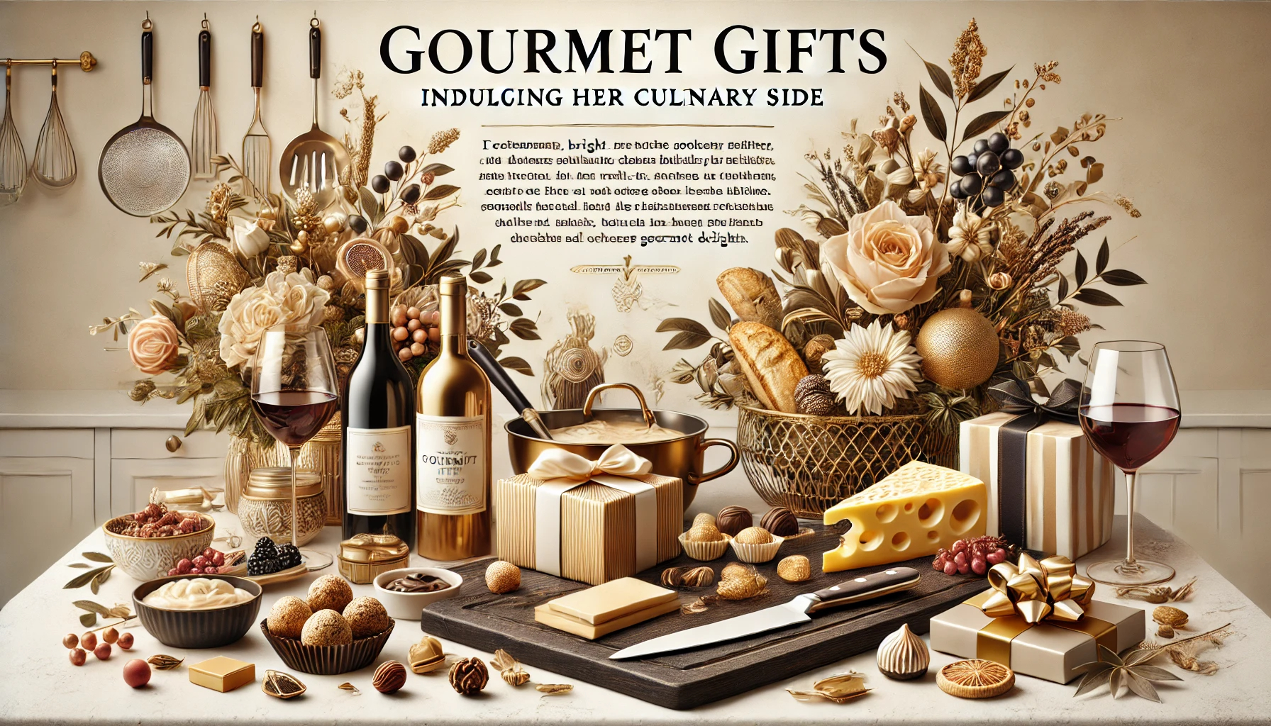 Gourmet Gifts: Indulging Her Culinary Side