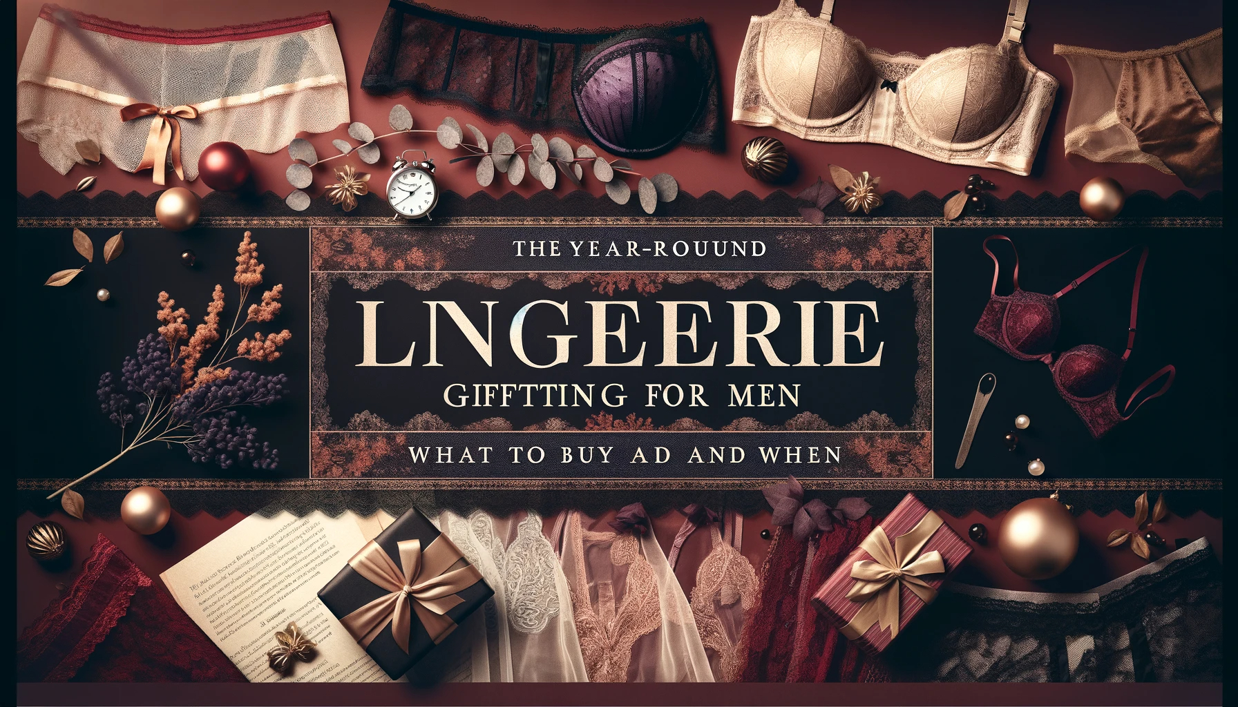 The Year-Round Lingerie Gifting Guide for Men: What to Buy and When