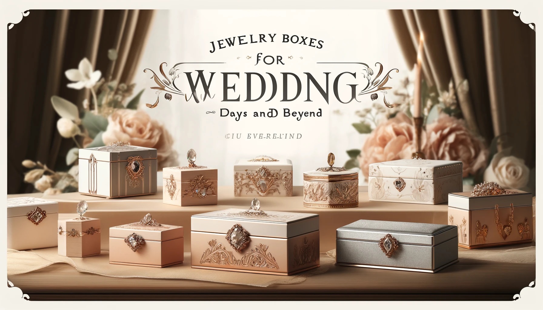 Gifting for Celebrations: “Jewelry Boxes for Wedding Days and Beyond”