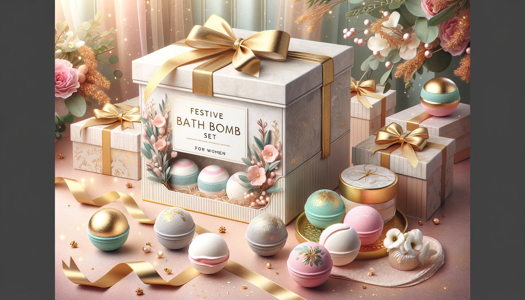 Holiday Spirit in a Bath: Festive Bath Bomb Sets