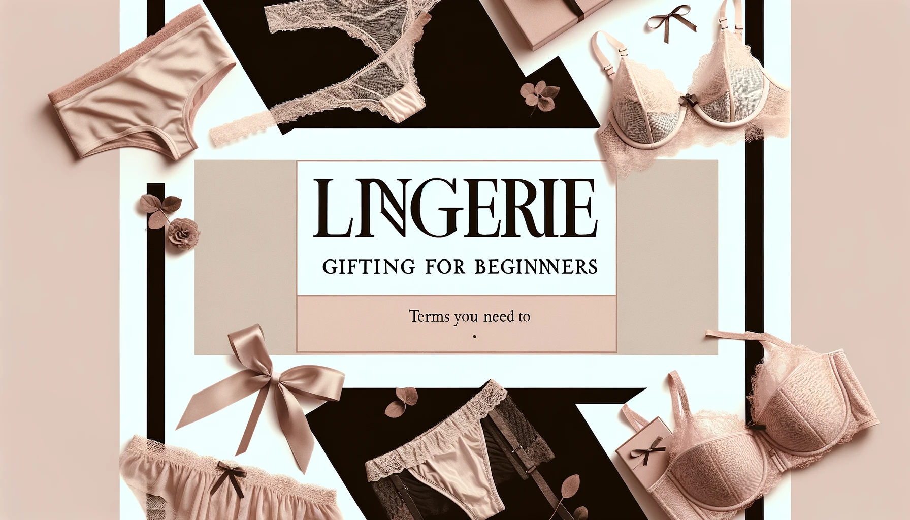 Lingerie Gifting for Beginners: Terms You Need to Know