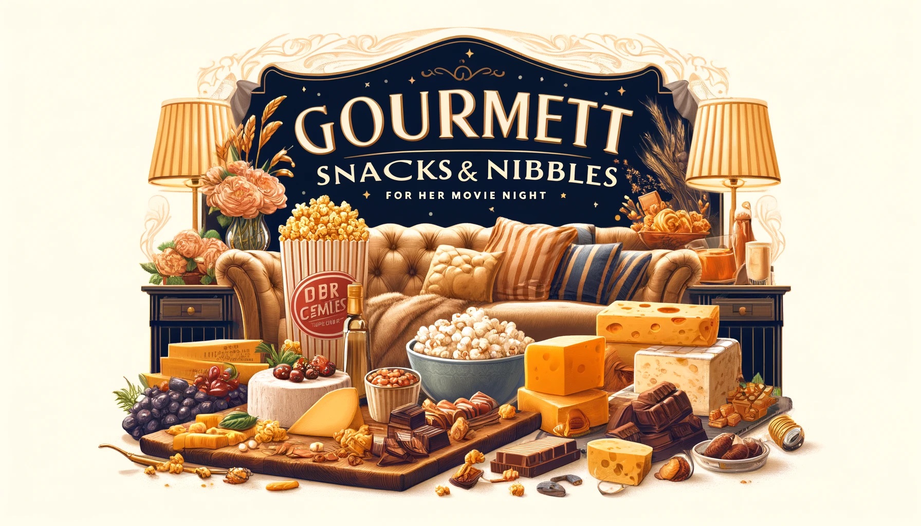 Gourmet Snacks and Nibbles for Her Movie Night