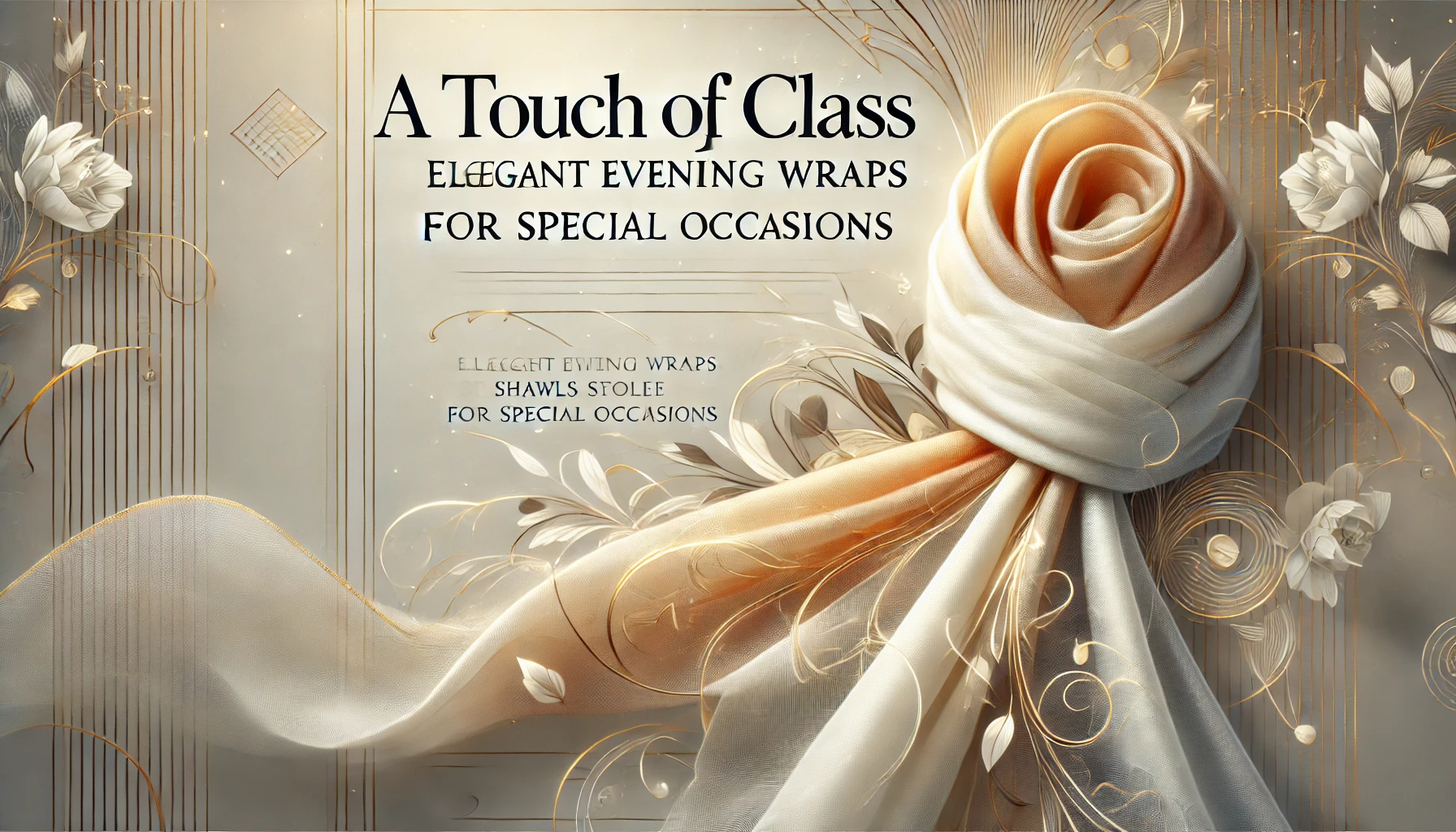 A Touch of Class: Elegant Evening Wraps for Special Occasions