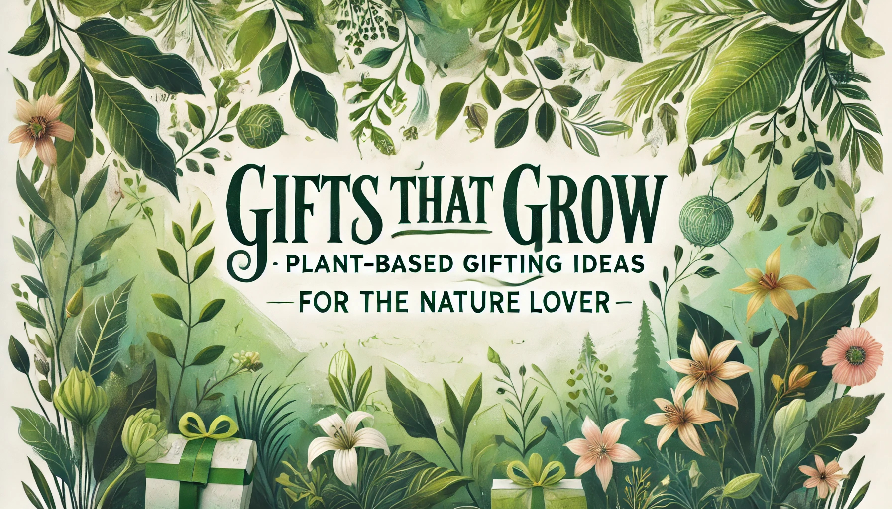 Gifts That Grow: Plant-Based Gifting Ideas for the Nature Lover