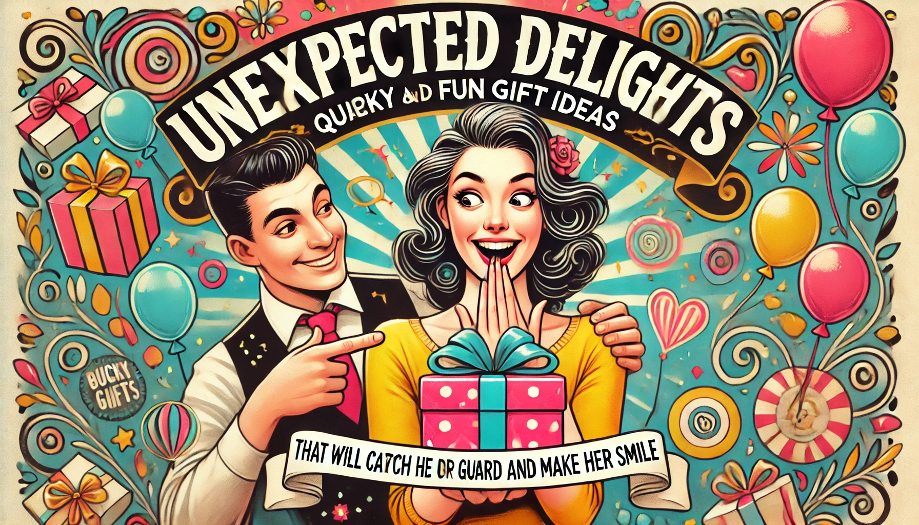 Unexpected Delights: Quirky and Fun Gift Ideas That Will Catch Her Off Guard and Make Her Smile