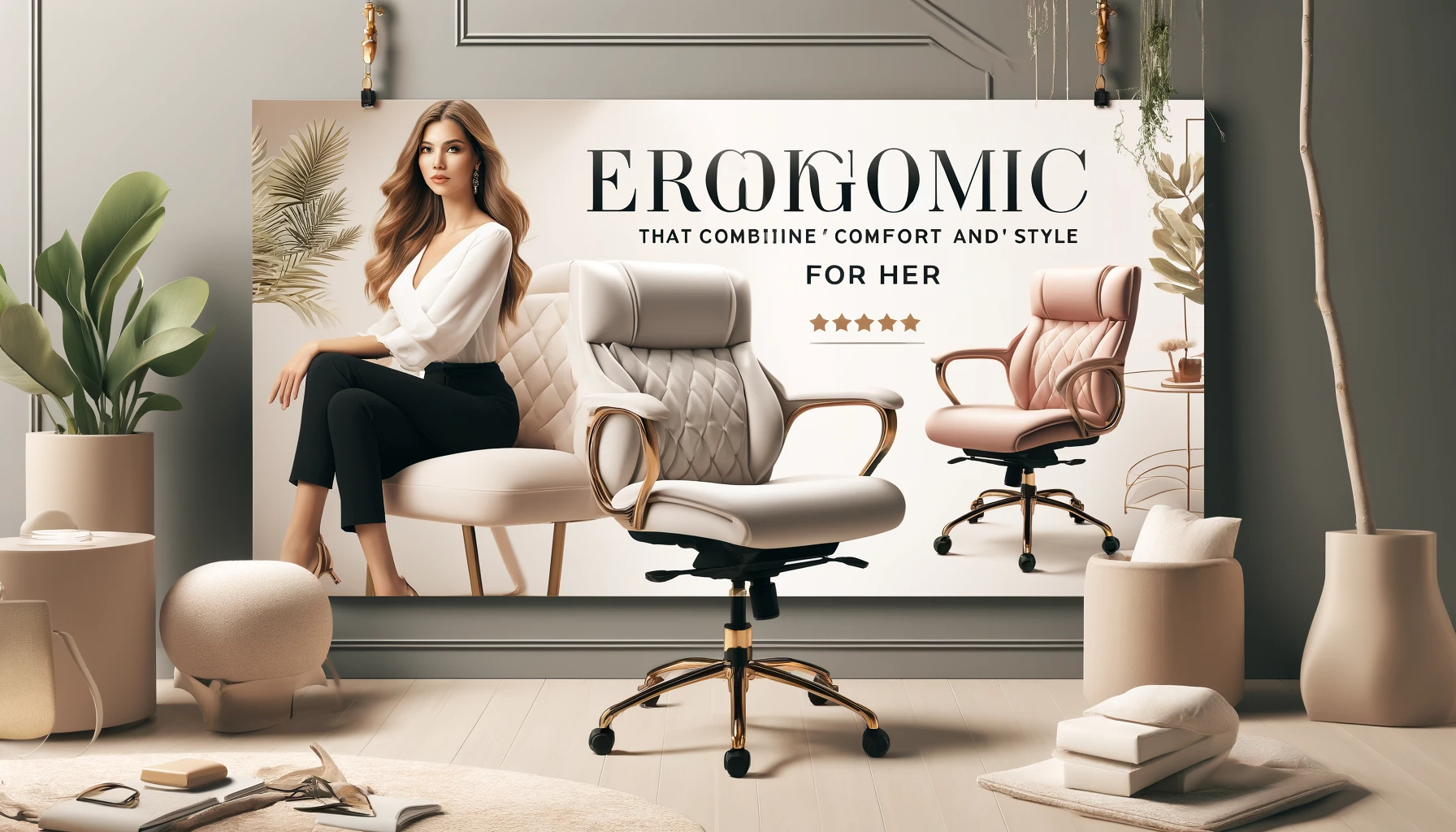 A Seat of Power: Ergonomic Office Chairs That Combine Comfort and Style for Her