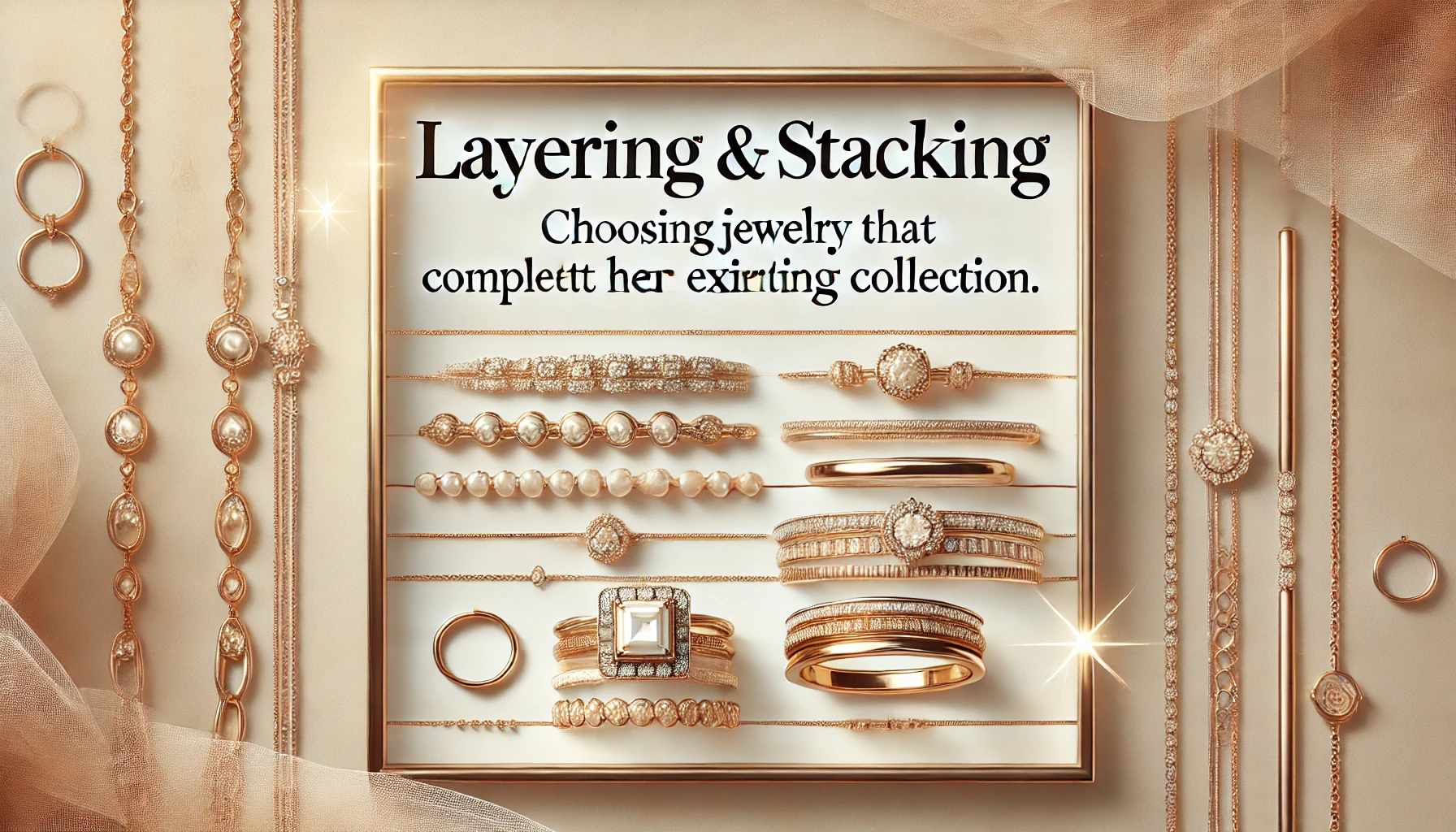 Layering and Stacking: Choosing Jewelry That Complements Her Existing Collection