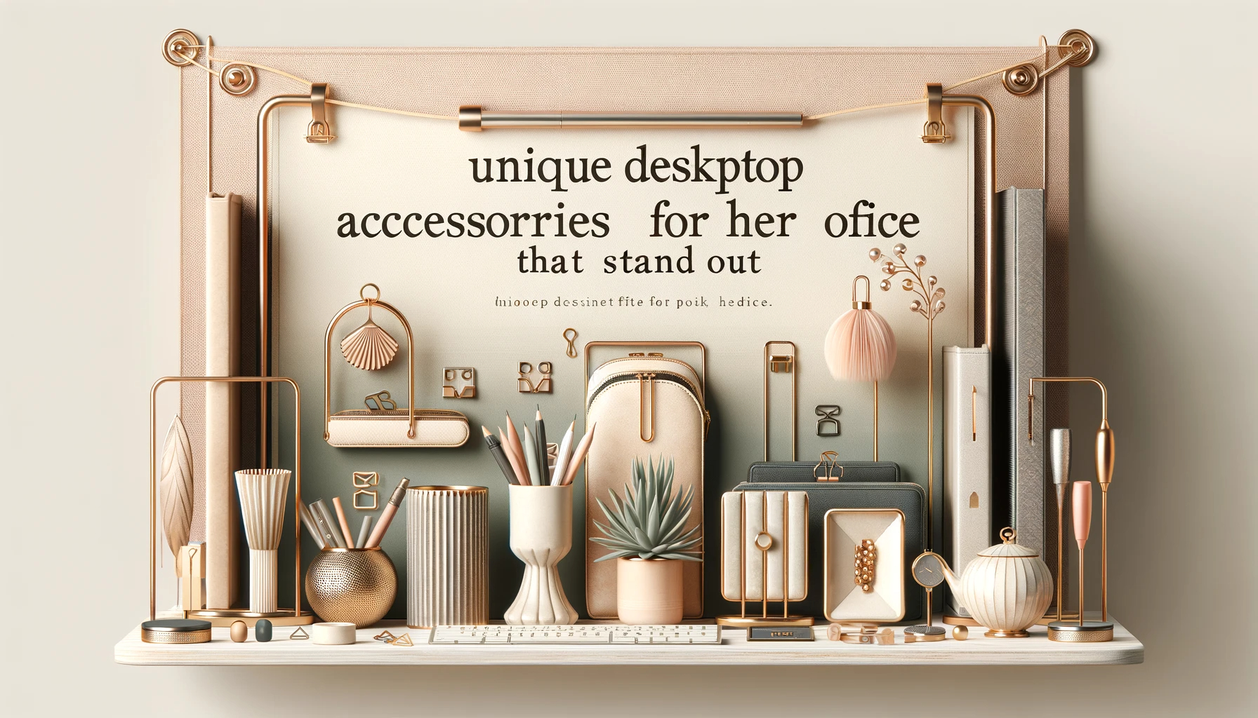 Elevate Her Office Space: Chic Desk Accessories and Where to Find Them