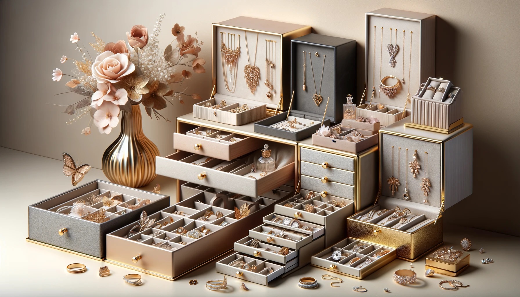 The Ultimate Guide to Organizing: Combining Jewelry Boxes with Drawer Inserts