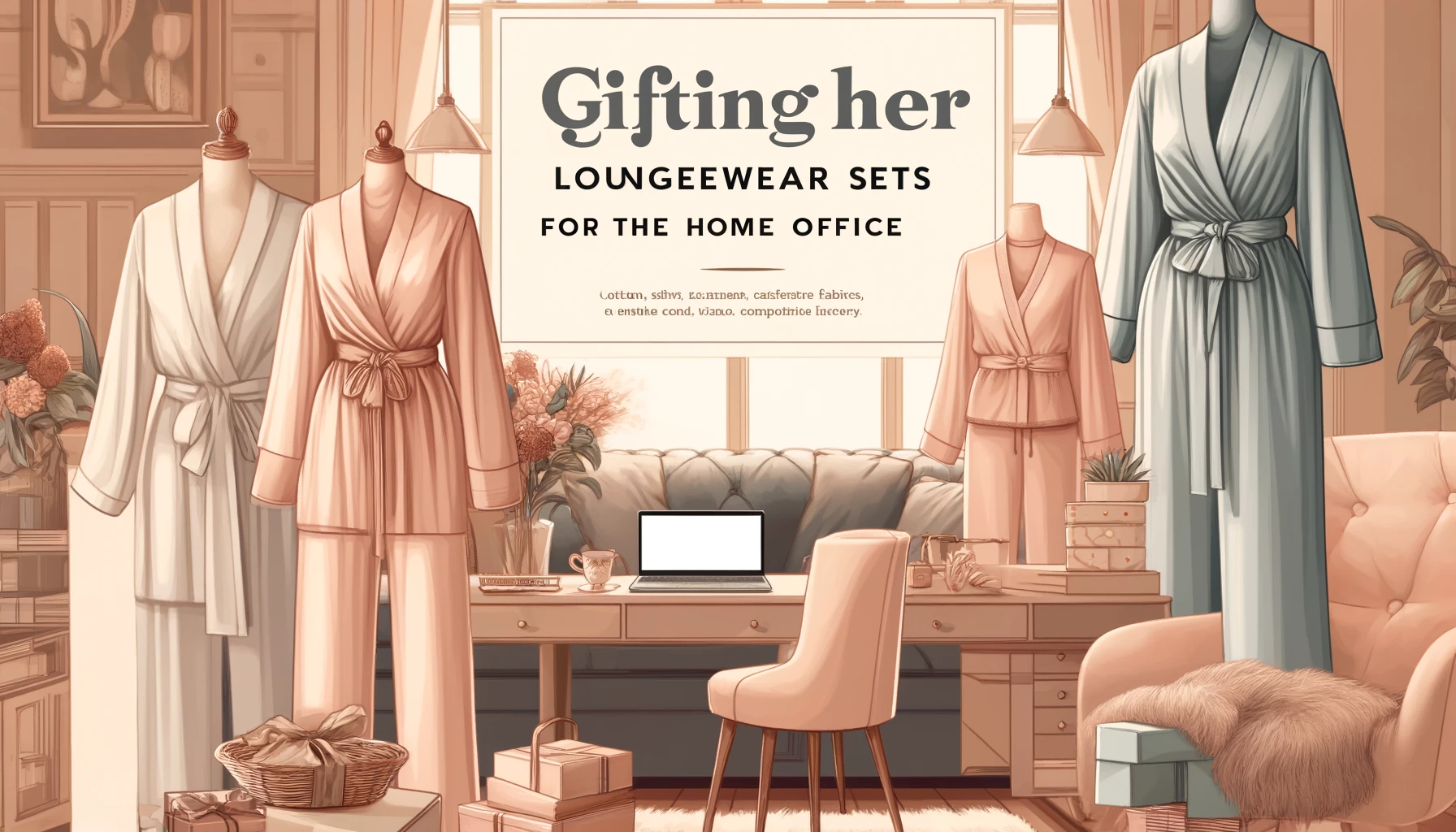 Work From Home in Style: Gifting Her Loungewear Sets for the Home Office