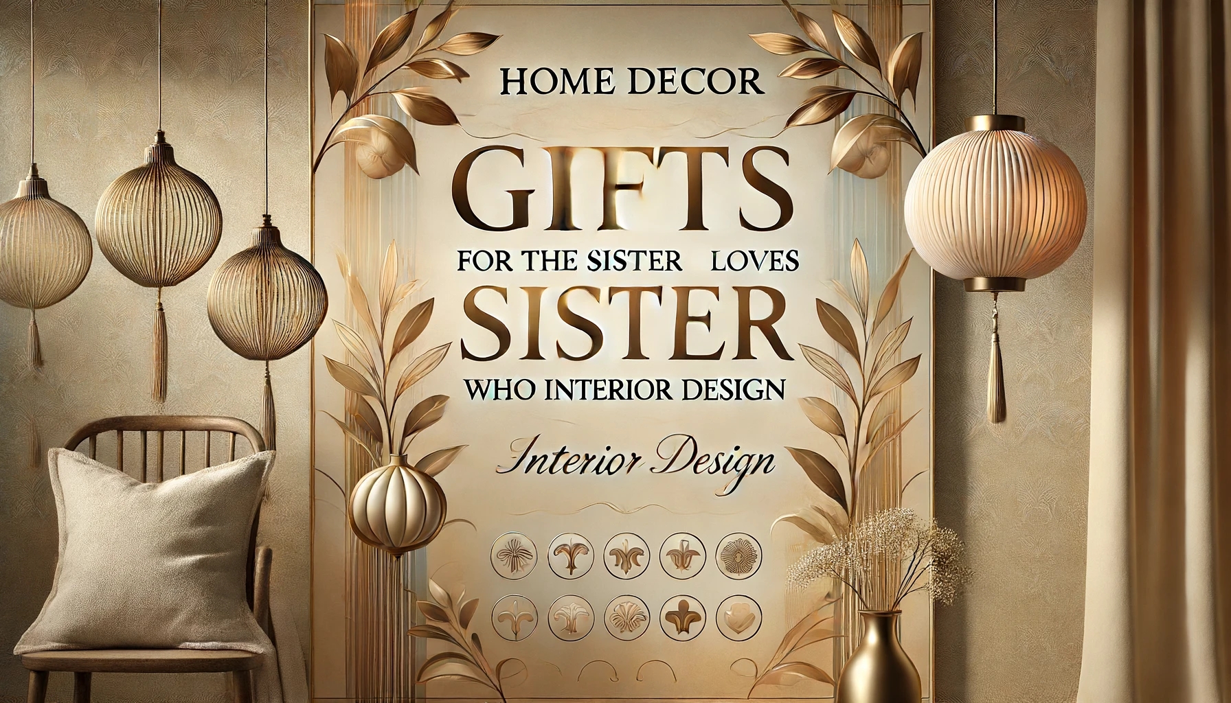 Home Decor Gifts for the Sister Who Loves Interior Design: Trendy and Functional Items to Enhance Her Living Space