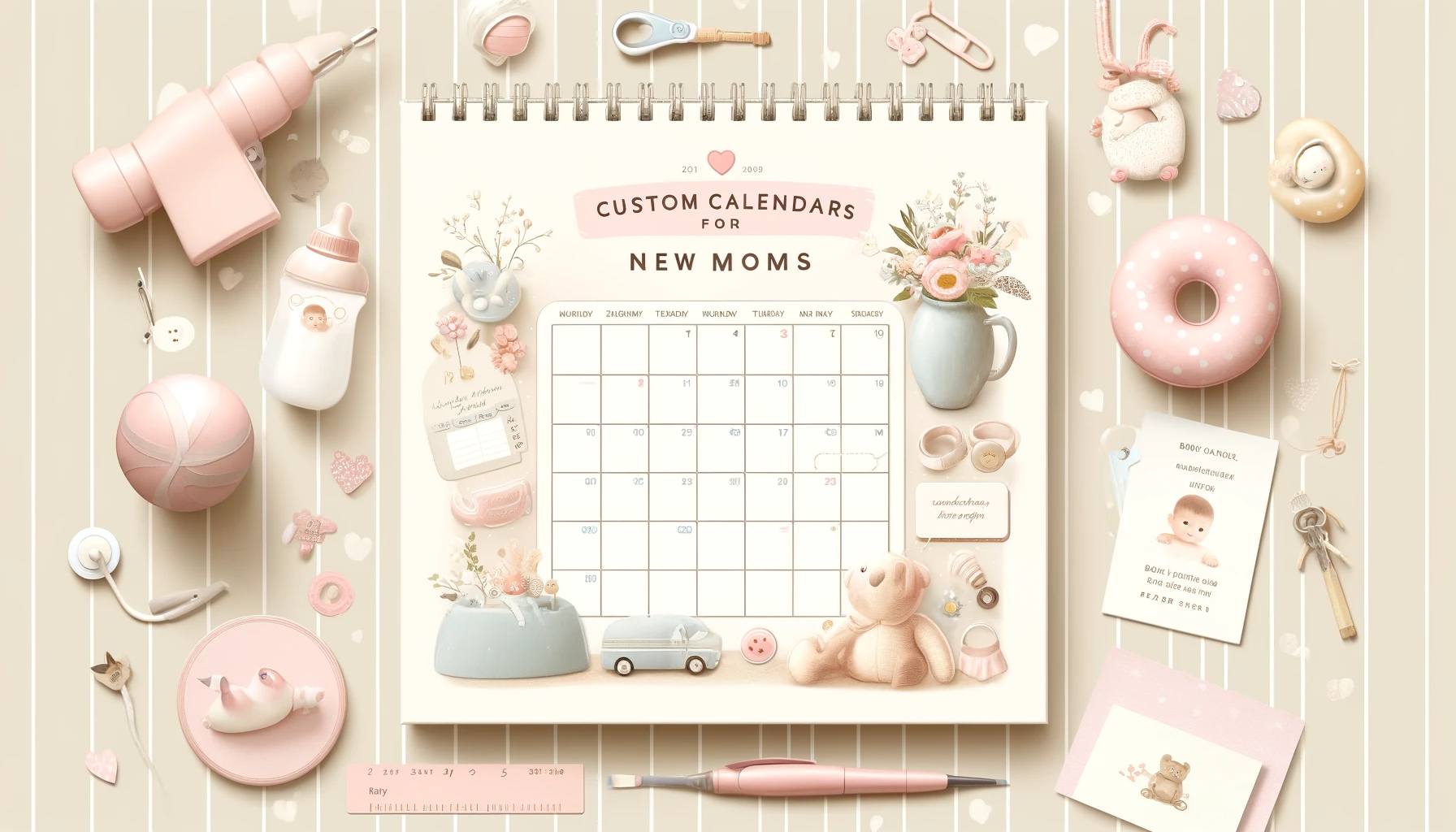 The Perfect Start to New Beginnings: Custom Calendars for New Mom