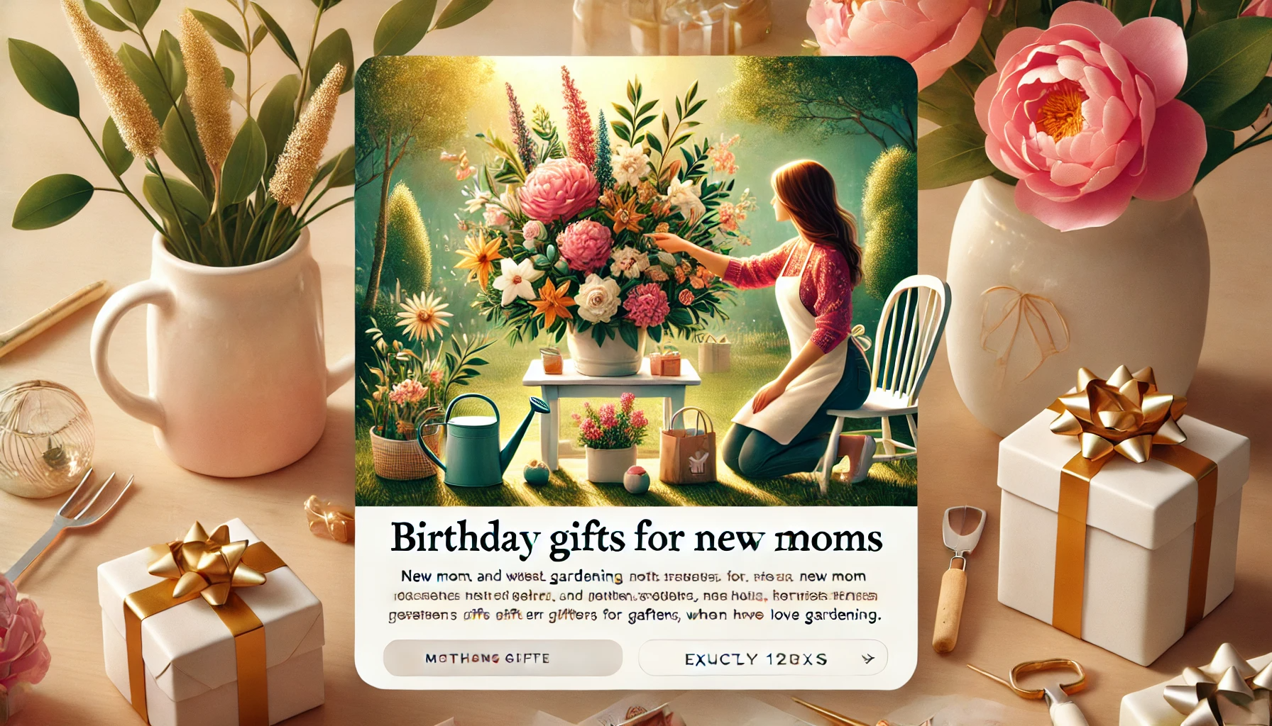 Birthday Gifts for the New Mom Who Loves to Garden