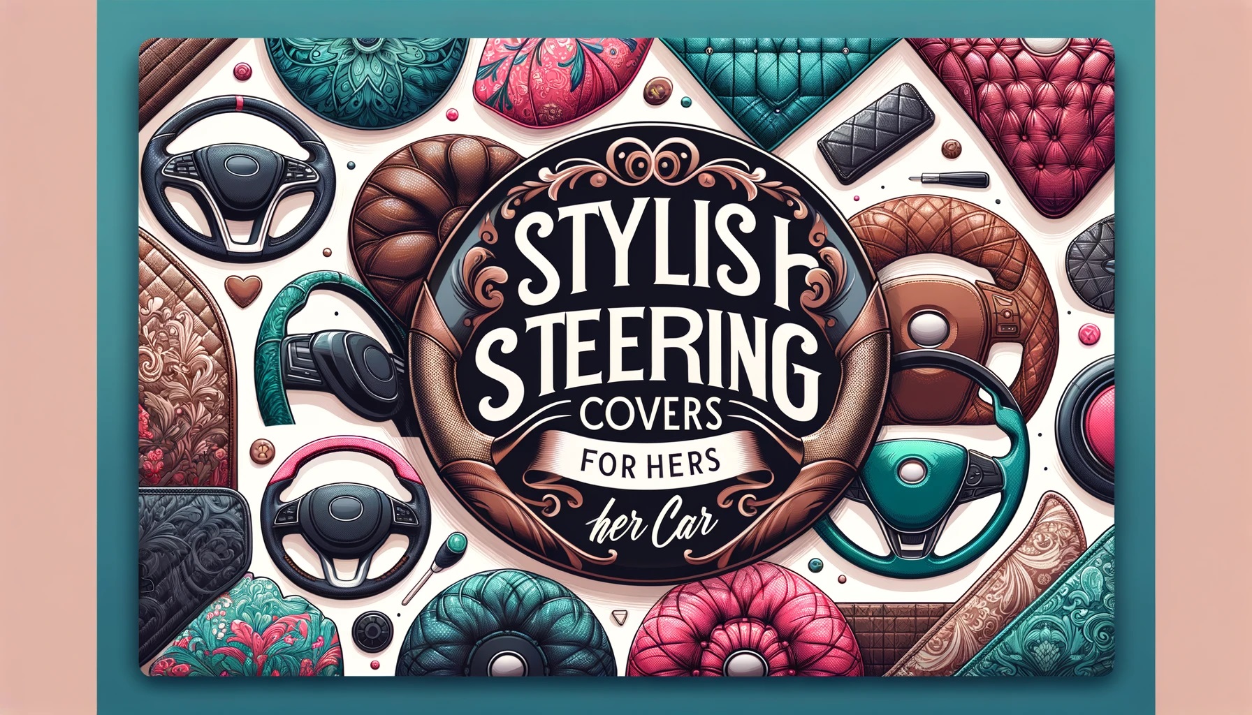 Stylish Steering Wheel Covers to Match Her Style