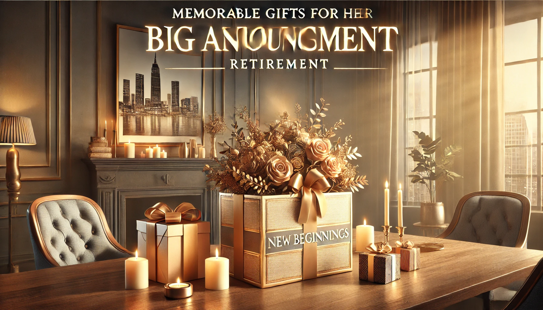 Announcing Retirement: Perfect Gifts for Her New Chapter