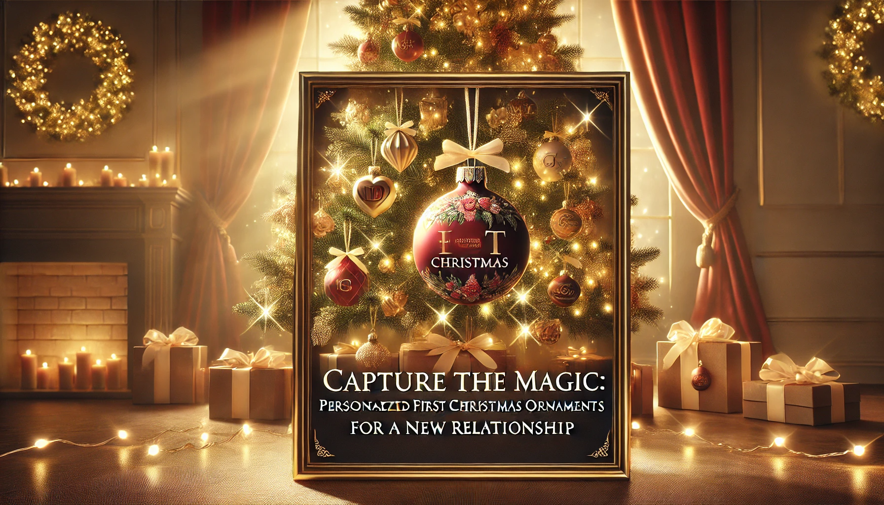 Capture the Magic: Personalized First Christmas Ornaments for a New Relationship