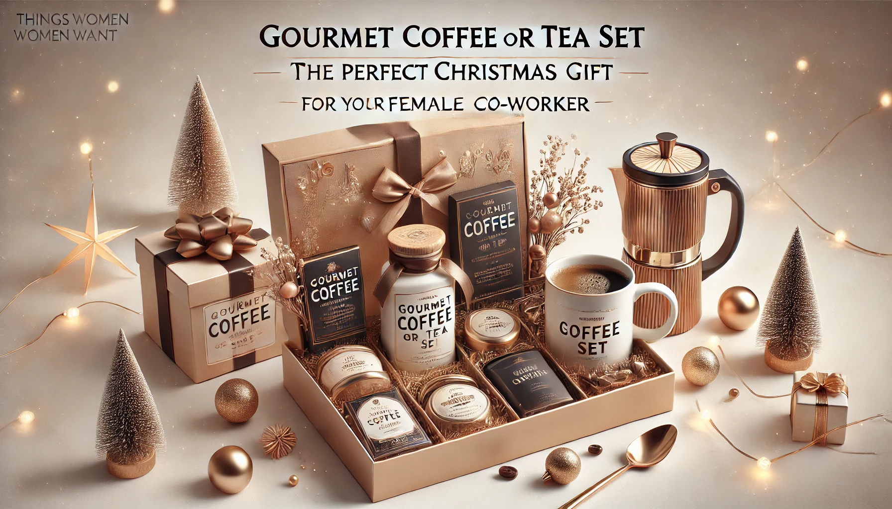 Gourmet Coffee or Tea Set: The Perfect Christmas Gift for Your Female Co-Worker