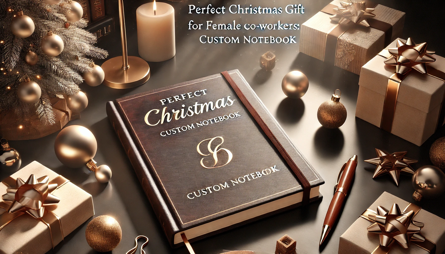 Perfect Christmas Gift for Female Co-Workers: Custom Notebook