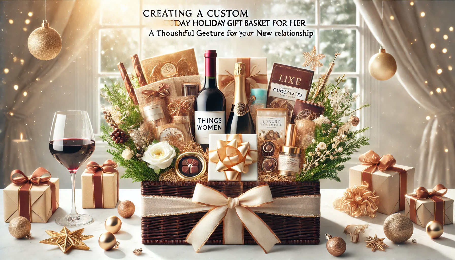 Creating a Custom Holiday Gift Basket for Her: A Thoughtful Gesture for Your New Relationship